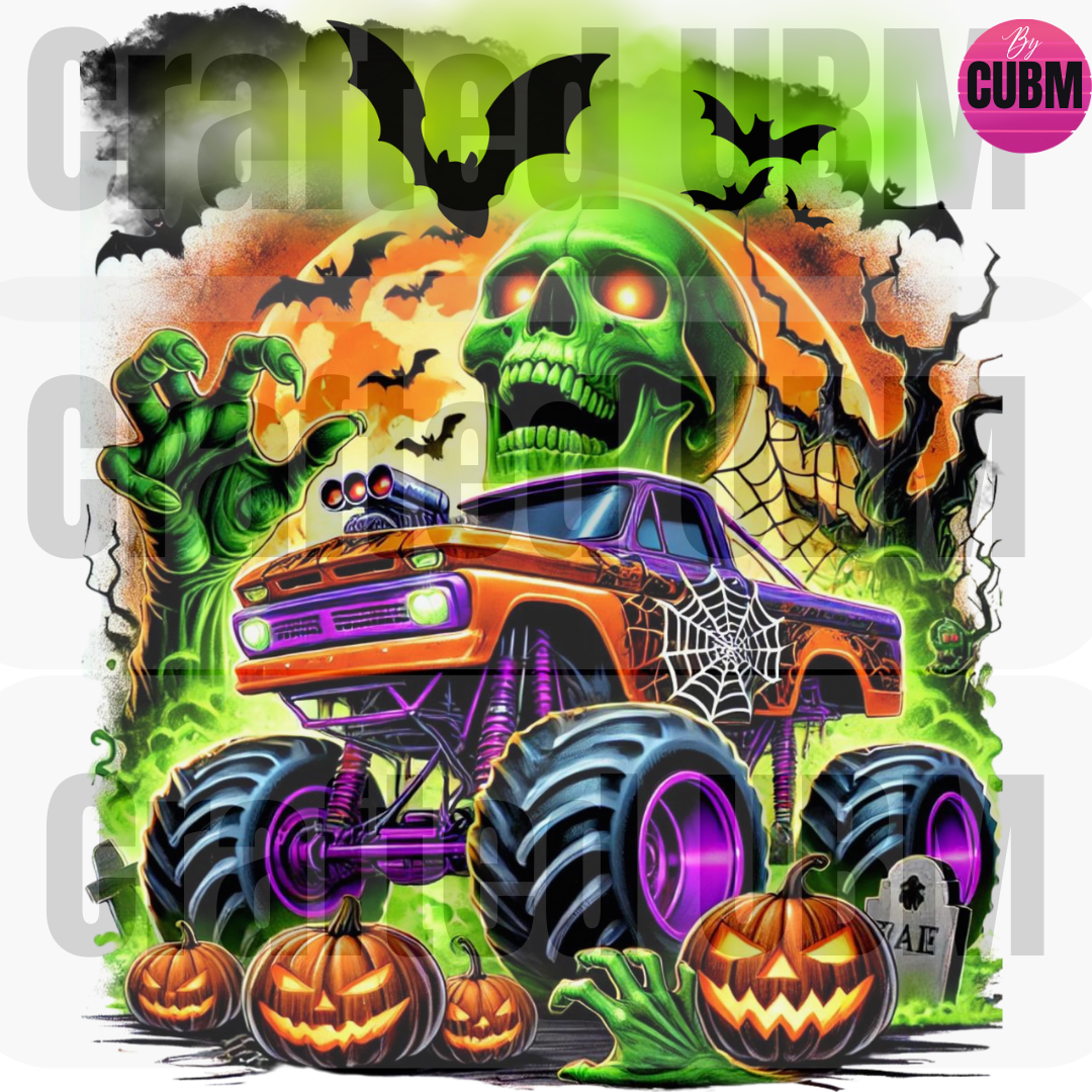 Monster Truck Bundle Png , 4 Halloween PNGs, Spooky, Halloween monster truck pngs, Spooky Season is, Instant Download, Happy Halloween png