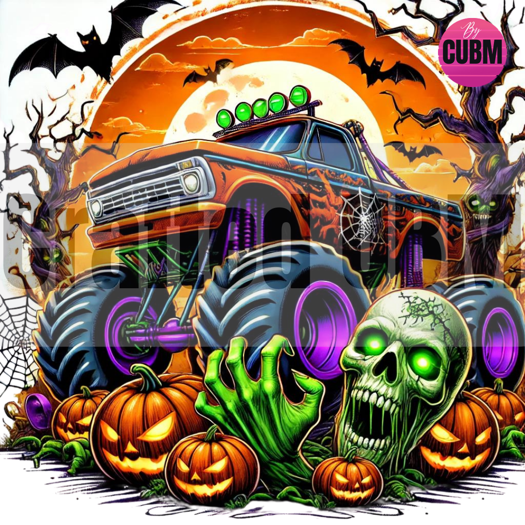 Monster Truck Bundle Png , 4 Halloween PNGs, Spooky, Halloween monster truck pngs, Spooky Season is, Instant Download, Happy Halloween png