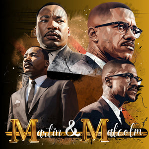 Black History png, Malcolm X, MLK png, MLK Jr. art, I am the dream, Martin Luther King Jr., Malcolm, sublimation design, instant download